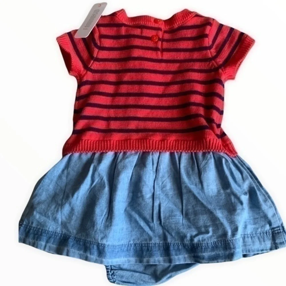 Gymboree 2pc HUGS dress and matching diaper cover